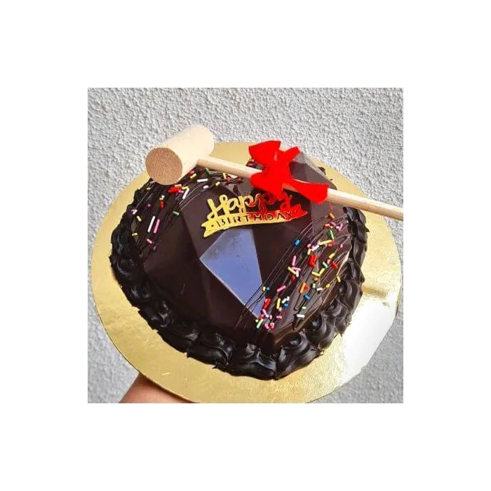 Chocolate Heart Pinata Cake 750 gms Chocolate Heart Pinata Cake 750 gms