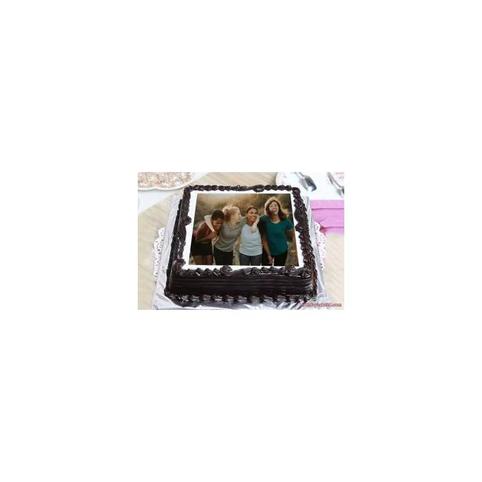 Chocolate Photo Cake Half Kg Chocolate Photo Cake Half Kg