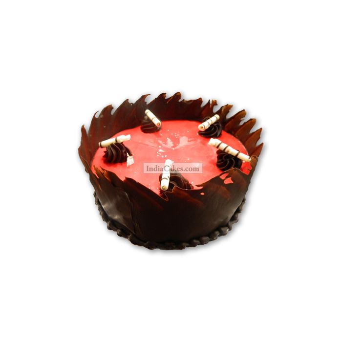 1 Kg Choco Strawberry Mousse Cake Pune 1 Kg Choco Strawberry Mousse Cake Pune