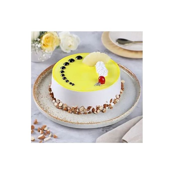 Eggless Delectable Pineapple Cake Eggless Delectable Pineapple Cake