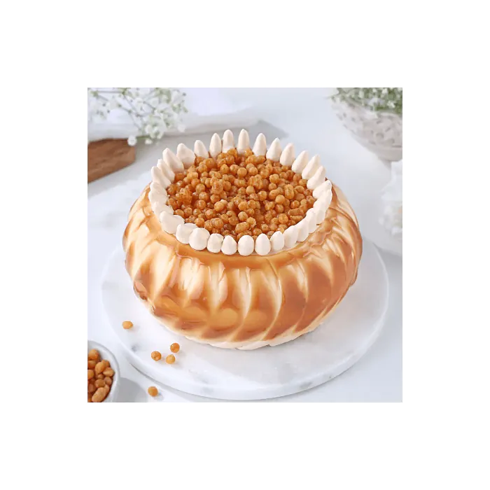 Delight Crunchy Butterscotch Cake Half Kg Delight Crunchy Butterscotch Cake Half Kg