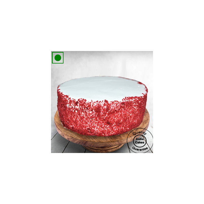 Eggless Amazing Red Velvet Cake Half Kg Eggless Amazing Red Velvet Cake Half Kg