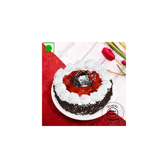 Eggless Half Kg Cherry Black Forest Cake Eggless Half Kg Cherry Black Forest Cake