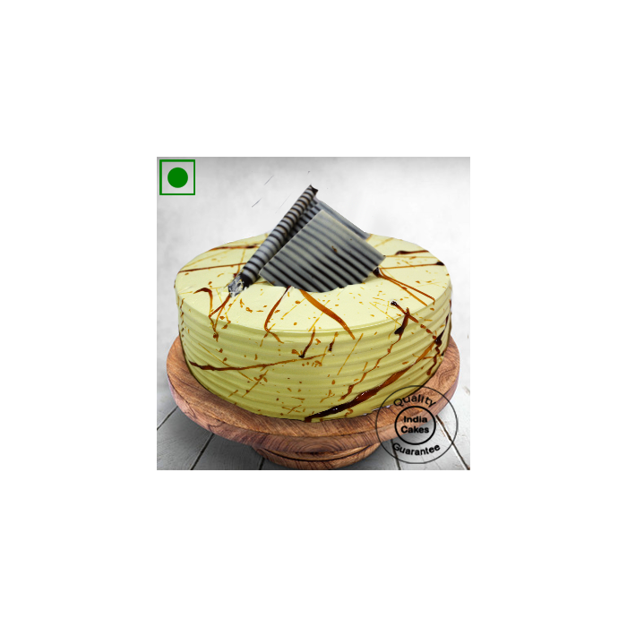 Eggless Crunchy Butterscotch Cake Half Kg Eggless Crunchy Butterscotch Cake Half Kg