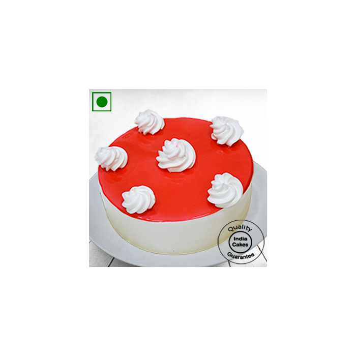 Eggless Delicious Strawberry Cake Half Kg Eggless Delicious Strawberry Cake Half Kg