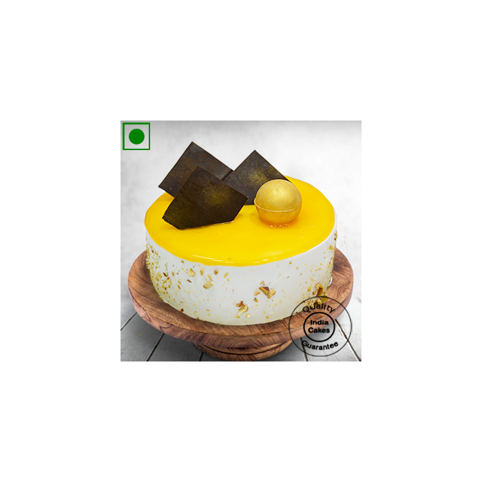 Eggless Half Kg Pineapple Cake_10