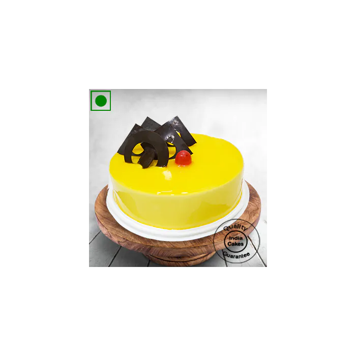 Eggless Half Kg Pineapple Cake_12 Eggless Half Kg Pineapple Cake_12