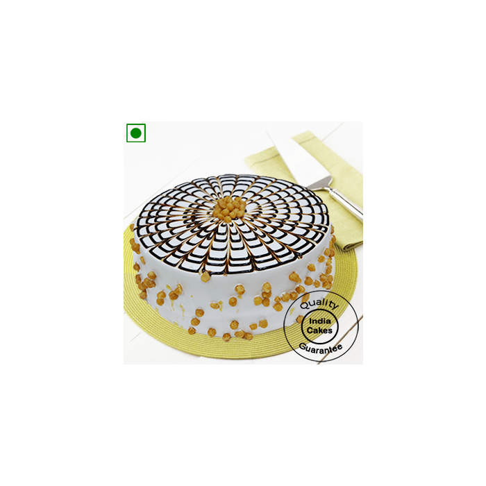 Eggless Online Butterscotch Cake Half Kg Eggless Online Butterscotch Cake Half Kg