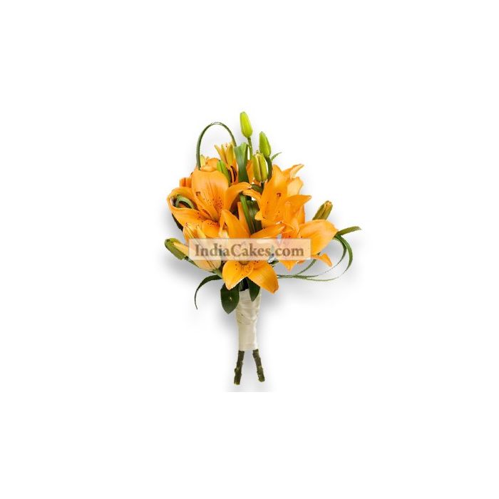4 Oriental Lillies