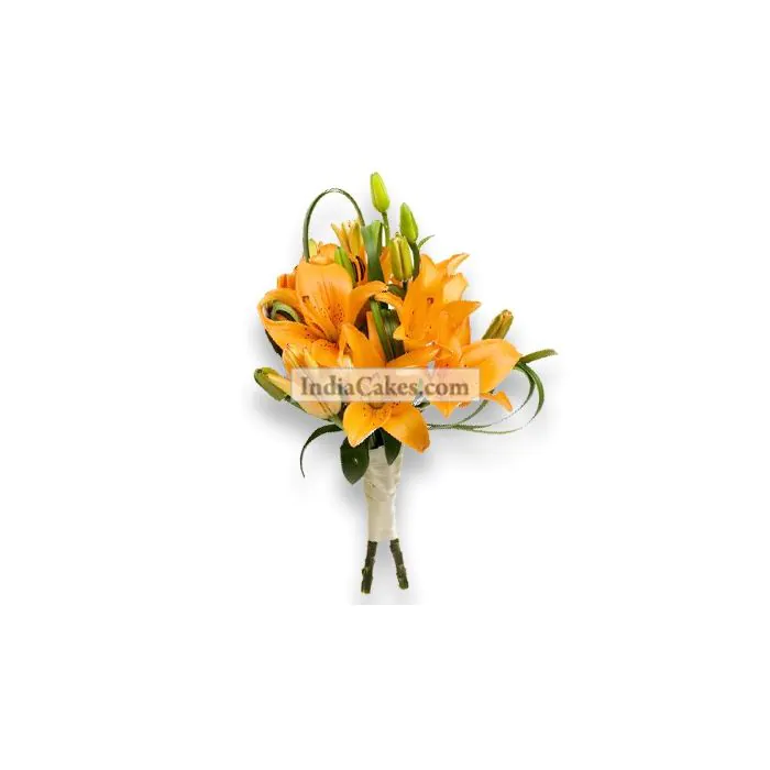 4 Oriental Lillies