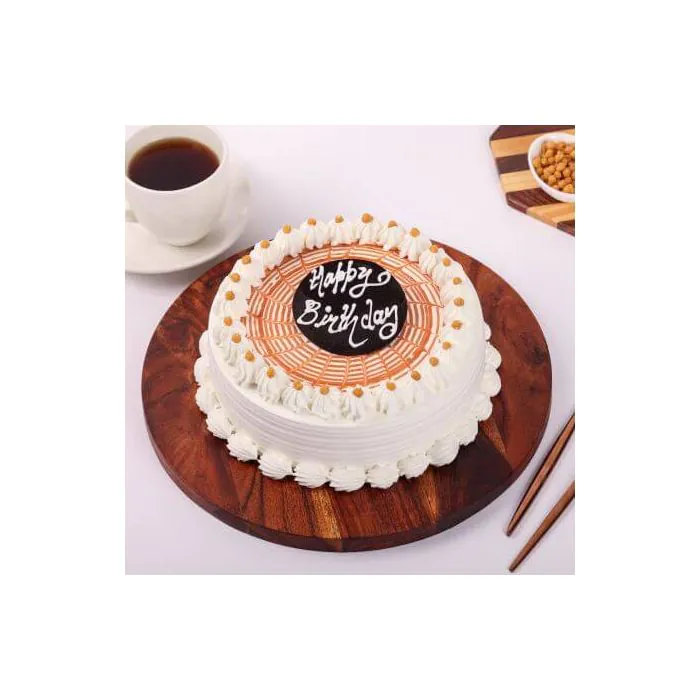 Flavorous Butterscotch Birthday Cake Half Kg Flavorous Butterscotch Birthday Cake Half Kg