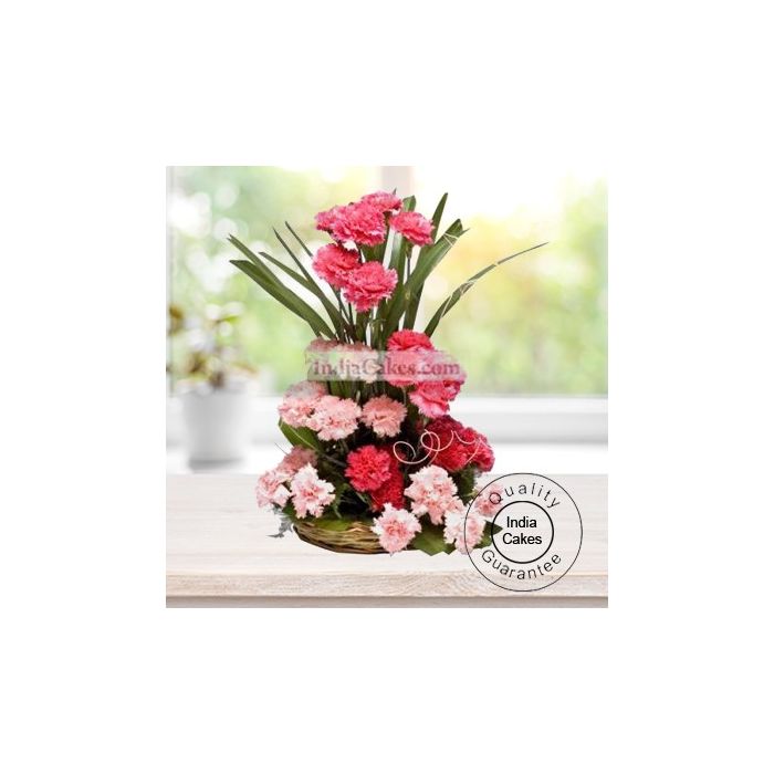 36 MIX CARNATIONS ARRANGEMENT 36 MIX CARNATIONS ARRANGEMENT