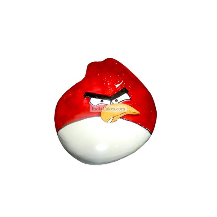 Fondant Angry Bird Cake Two Kilogram Fondant Angry Bird Cake Two Kilogram