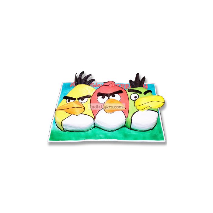 3 Kg Angry Birds Cake 