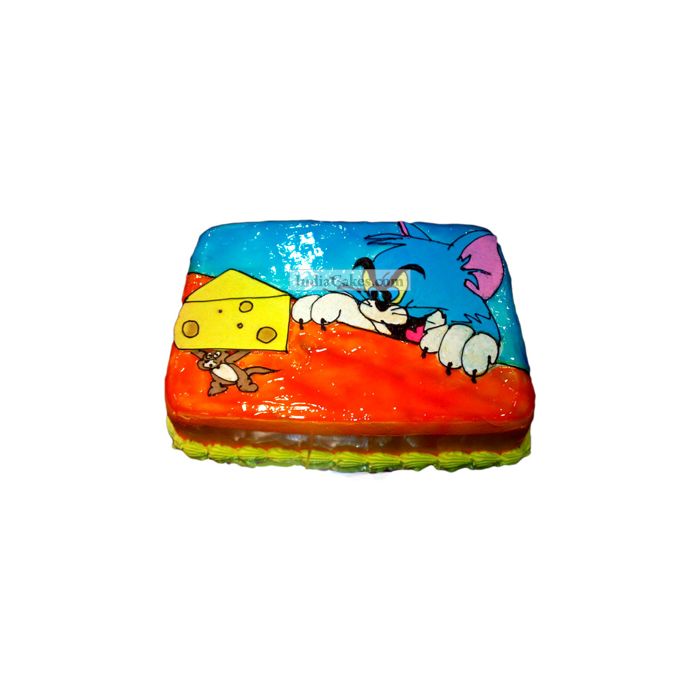 Fondant Tom and Jerry Cake One Kilogram Fondant Tom and Jerry Cake One Kilogram