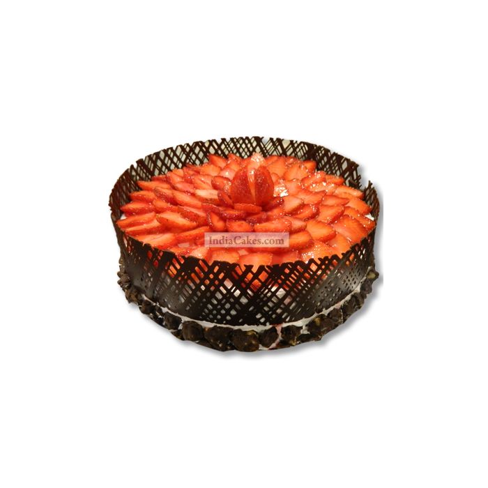 1 Kg Fresh Strawberry Cake Pune 1 Kg Fresh Strawberry Cake Pune