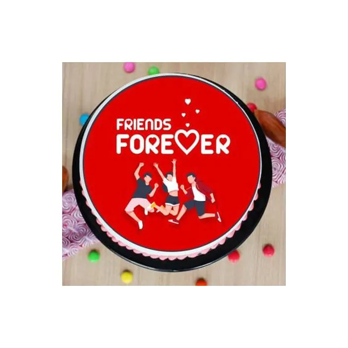 Friends Forever Poster Cake