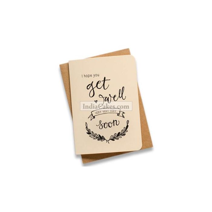 Get Well Soon Greeting Card Get Well Soon Greeting Card