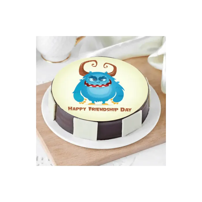 Happy Friendship Day Monster Cake Half Kg