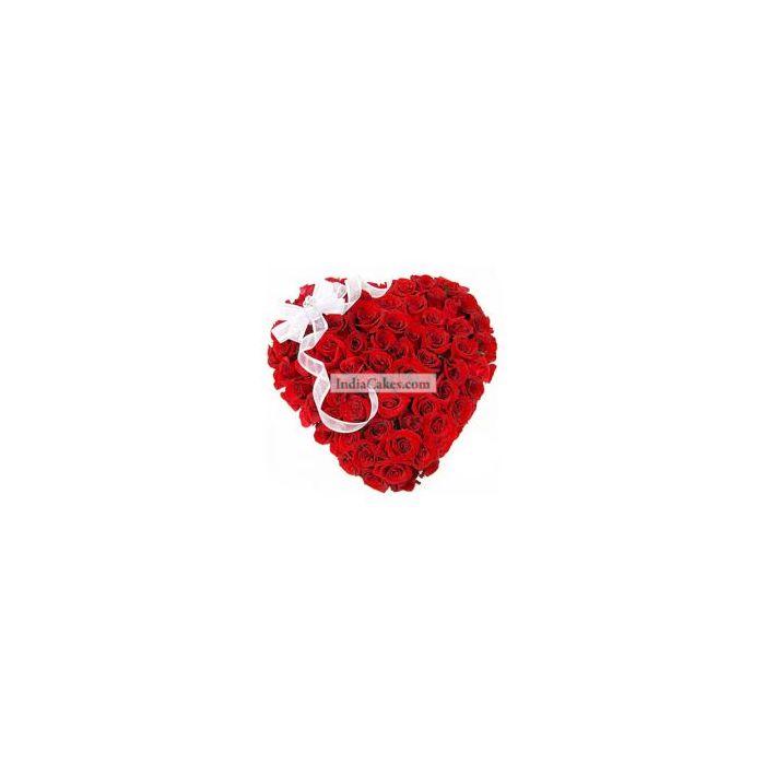 Heart Shape Arrangement Of 50 Red Roses Heart Shape Arrangement Of 50 Red Roses