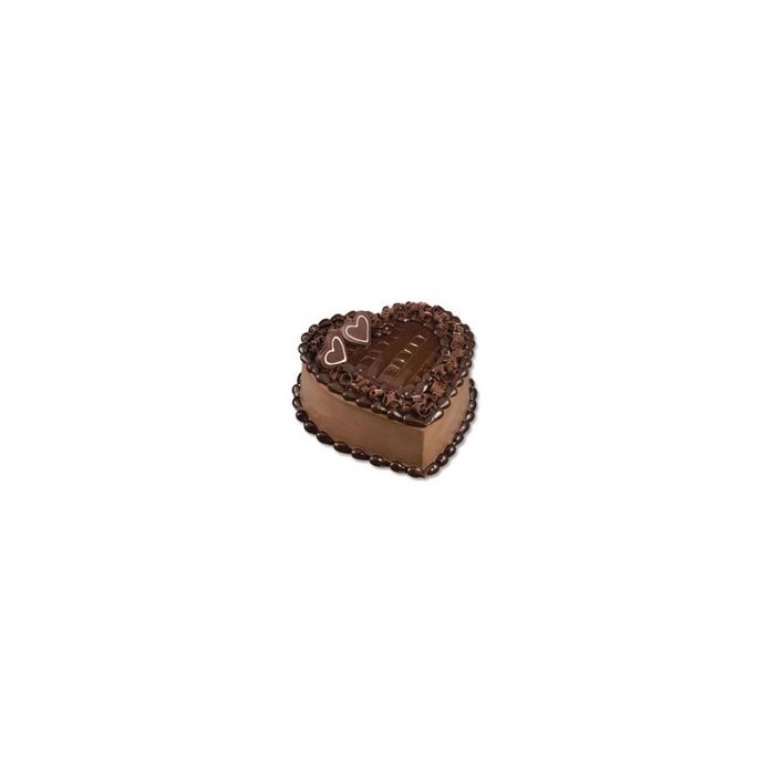 Chocolate Truffle Cake 1 Kg Heart Shape Chocolate Truffle Cake 1 Kg Heart Shape