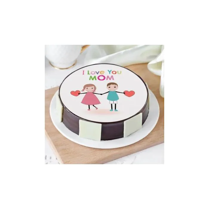 I Love U Mom Cake Half Kg