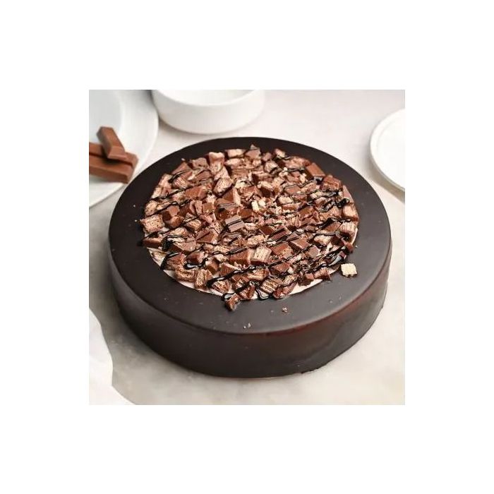 Eggless Kitkat Squash Cake Half Kg Eggless Kitkat Squash Cake Half Kg