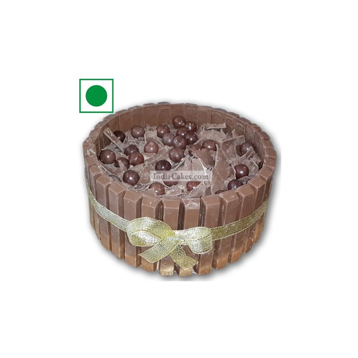 Half Kg Eggless Kitkat Crunch Cake Pune Half Kg Eggless Kitkat Crunch Cake Pune
