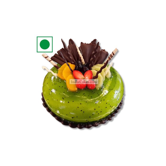 Half Kg Eggless Kiwi Fever Cake Pune Half Kg Eggless Kiwi Fever Cake Pune