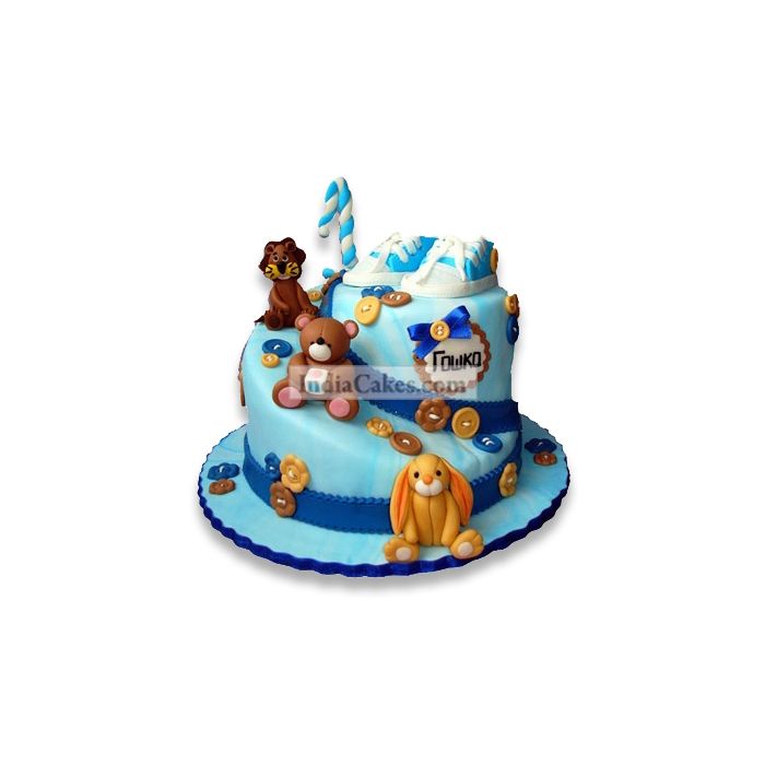 2.5 Kg Baby Shoe Cake 2.5 Kg Baby Shoe Cake