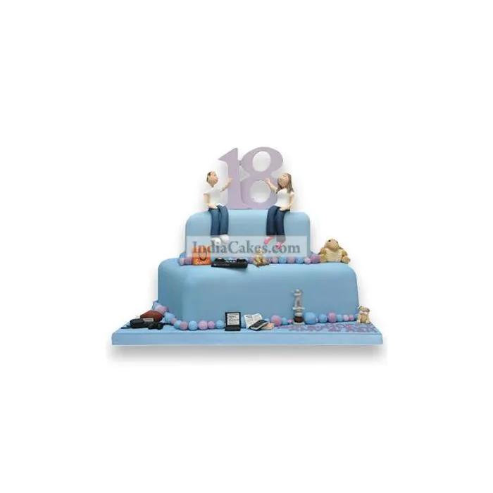 3 Kg Blue Delight Birthday Cake 3 Kg Blue Delight Birthday Cake