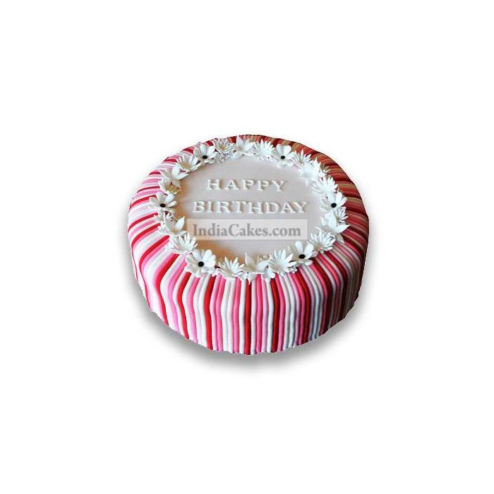 2.5 Kg Candy Stripe Cake 2.5 Kg Candy Stripe Cake