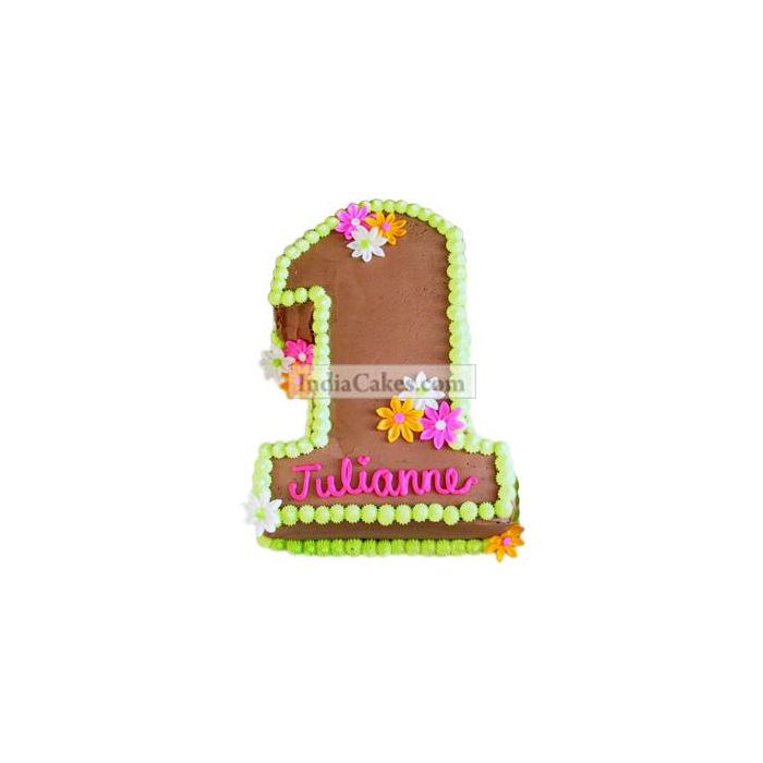2.5 Kg Chocolaty 1st Birthday Cake 2.5 Kg Chocolaty 1st Birthday Cake