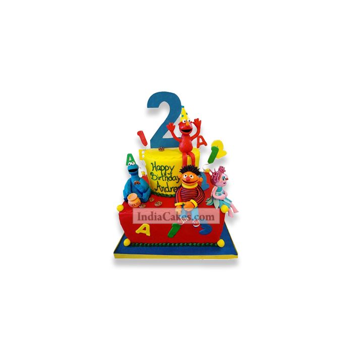 5 Kg Elmo Family Cake