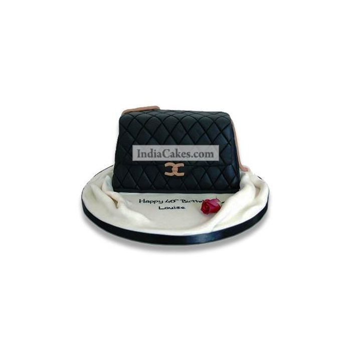 Fondant Handbag Cake Two Kilogram Fondant Handbag Cake Two Kilogram