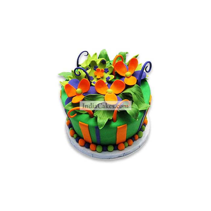 2.5 Kg Garden Flower Cake 2.5 Kg Garden Flower Cake