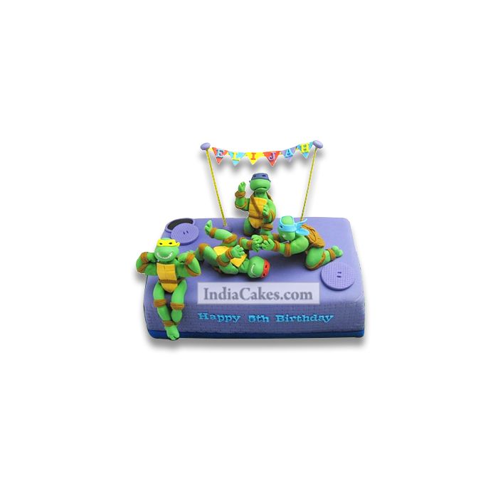 Fondant Ninja Cake Two Kilogram Fondant Ninja Cake Two Kilogram