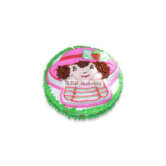 Fondant Sweet Little Girl Cake Two Kilogram Fondant Sweet Little Girl Cake Two Kilogram