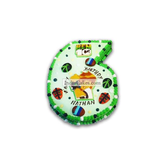 6th Birthday Ben Ten Cake Three Kilogram