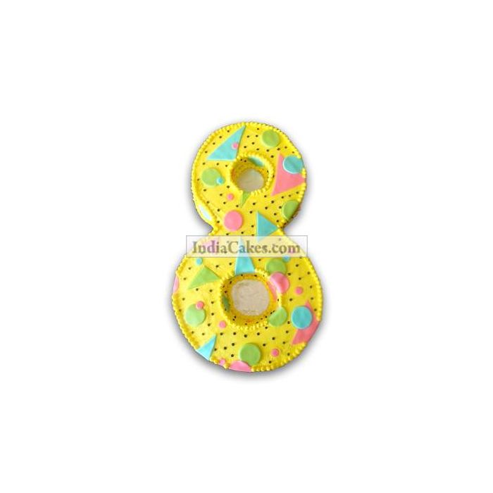 8th Birthday Symmetrical Shapes Cake Three Kilogram 8th Birthday Symmetrical Shapes Cake Three Kilogram