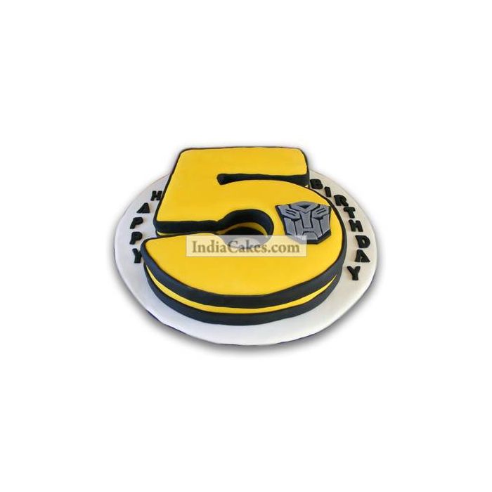 5th Birthday Transformers Cake Three Kilogram