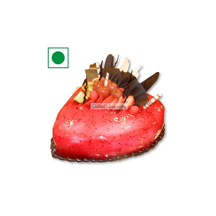 Half Kg Eggless Raspberry Bliss Half Kg Eggless Raspberry Bliss