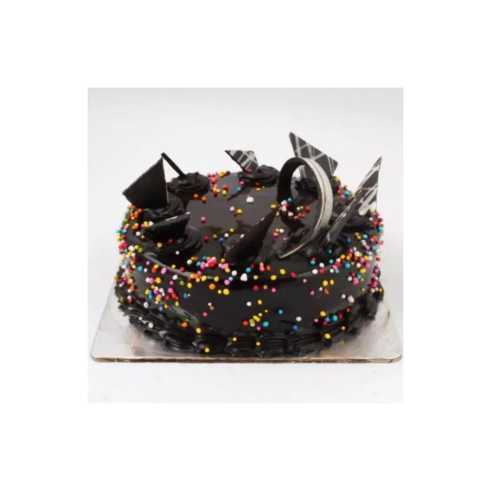 Eggless Sparkling Chocolate Cake Half Kgs Eggless Sparkling Chocolate Cake Half Kgs