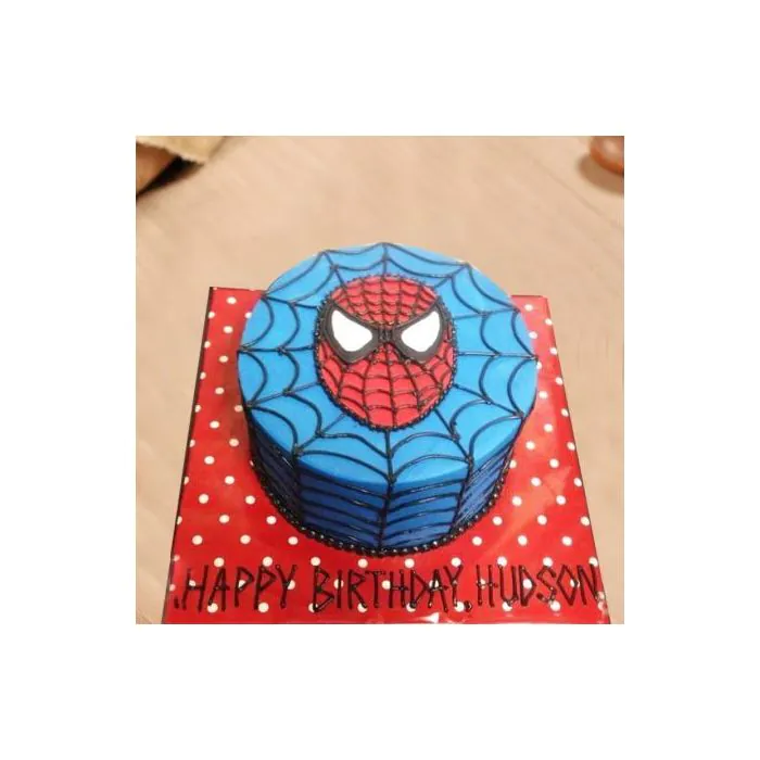 Spiderman Theme Cake 1 Kg Spiderman Theme Cake 1 Kg