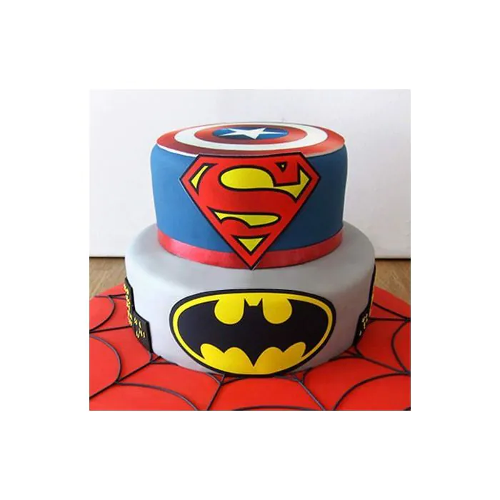 Super Hero Fondant Cake 3 Kg Super Hero Fondant Cake 3 Kg