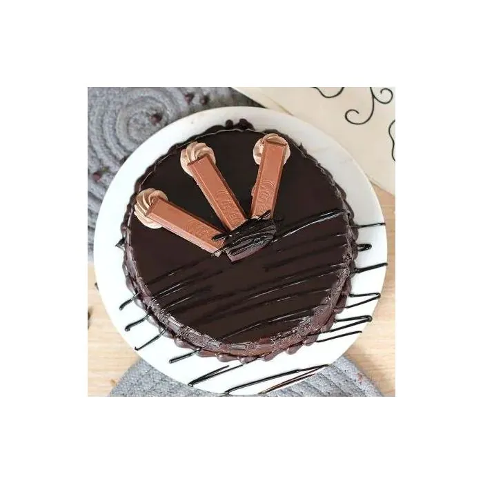 Eggless Tempting Kitkat Cake Half Kg Eggless Tempting Kitkat Cake Half Kg