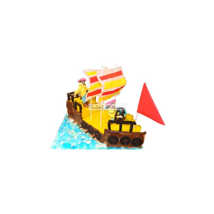 3 Kg Pirate Ship Cake 