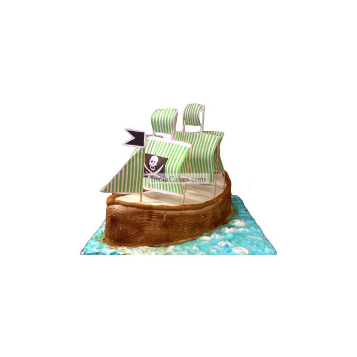 3 Kg Pirate Ship Cake 3 Kg Pirate Ship Cake