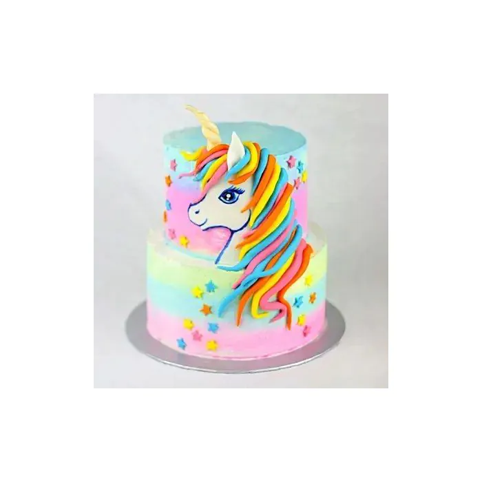 Two Tier Truffle Unicorn Cake 2 Kg