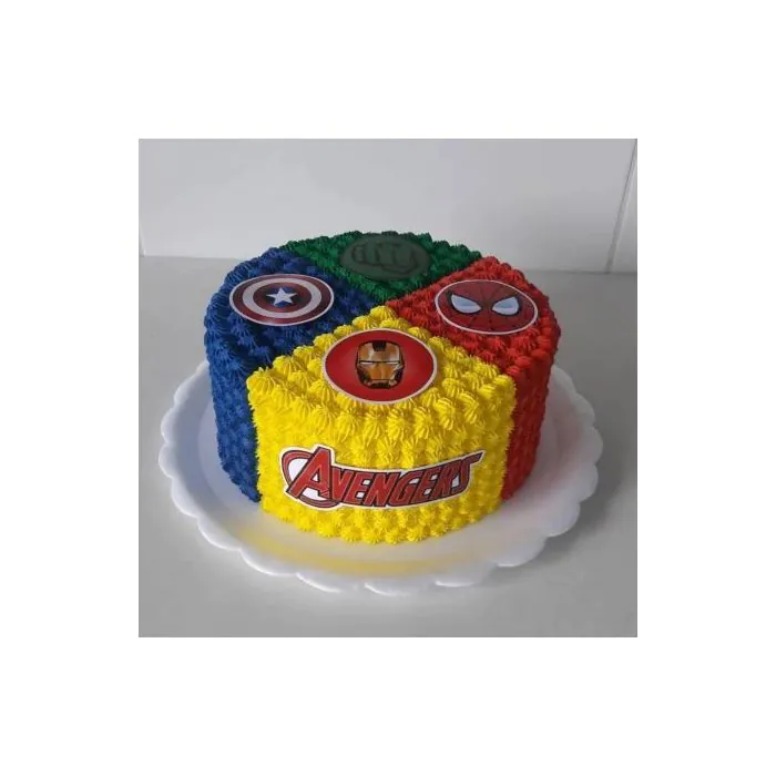 Eggless Vivid Avengers Cake 1 Kg Eggless Vivid Avengers Cake 1 Kg